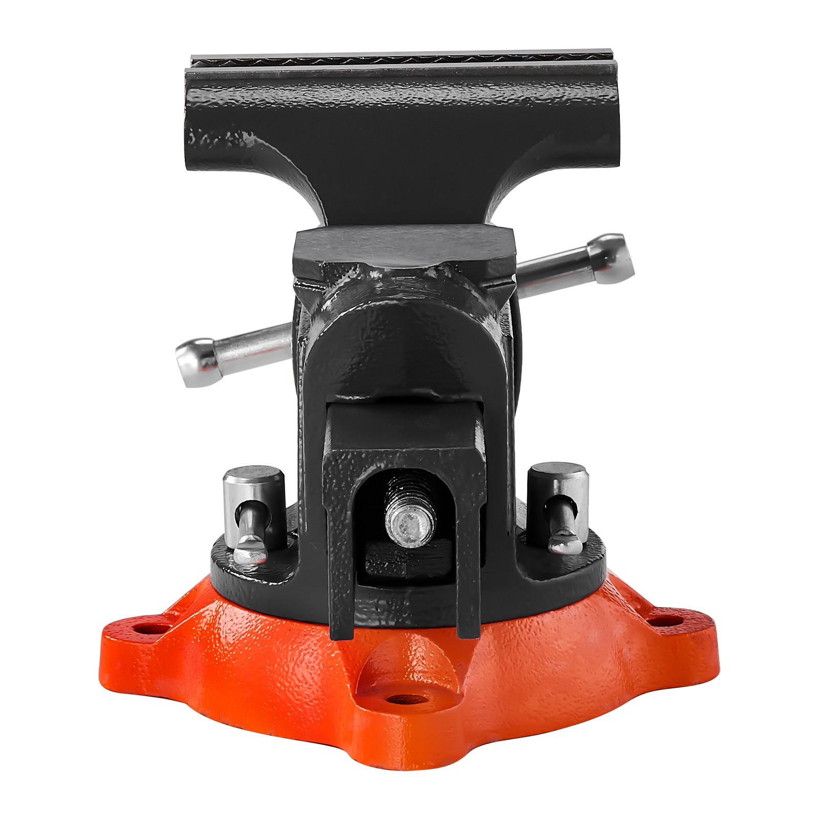 VEVOR 5" Bench Vise Multipurpose Heavy Duty Ductile Iron Swivel Locking Base