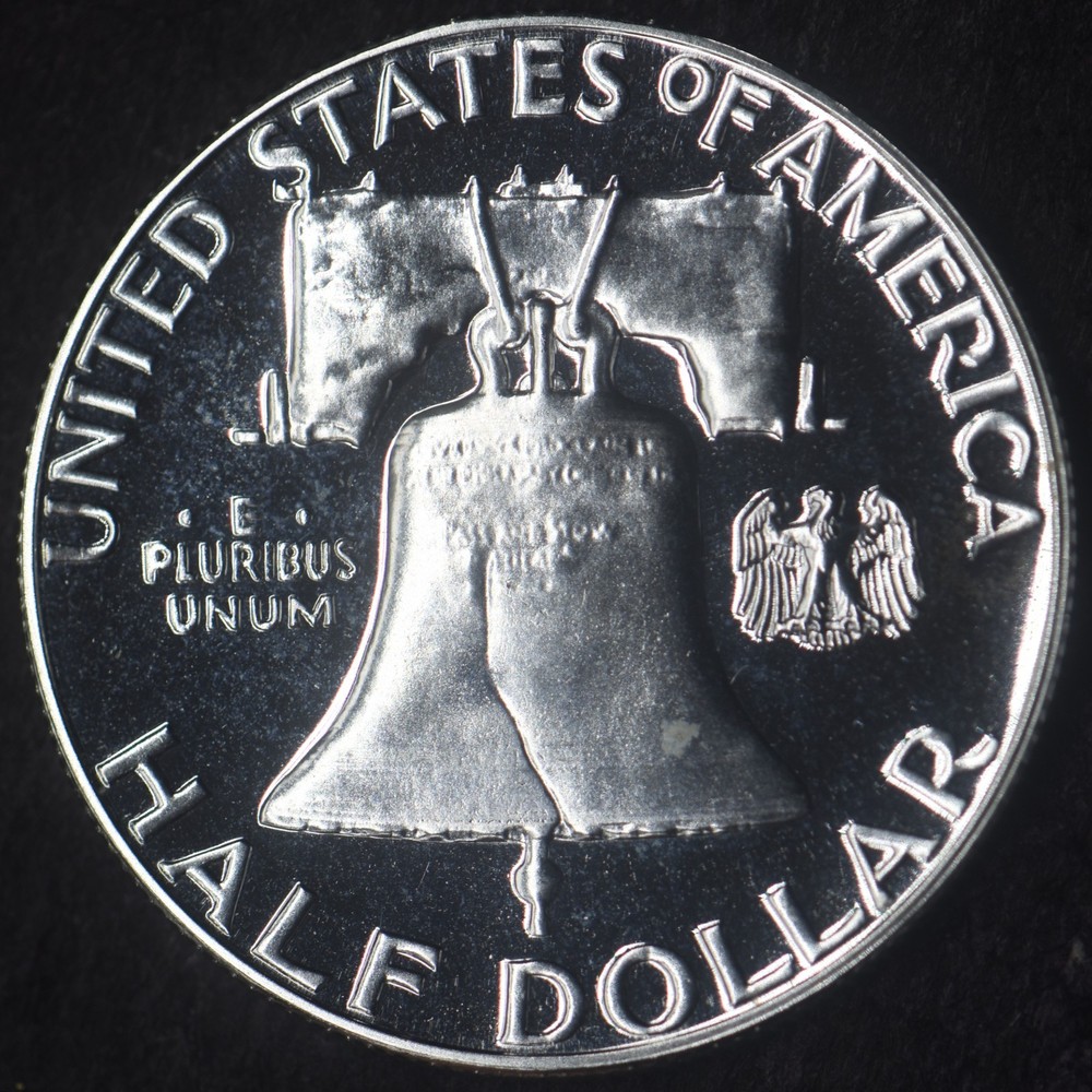 1963 "Proof Cameo" Franklin Silver 50c Half Dollar - COINGIANTS -