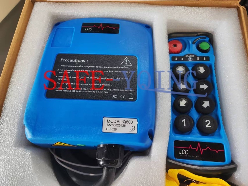 8Button Single Speed Hoist Crane Industrial Wireless Remote Control Single Q800