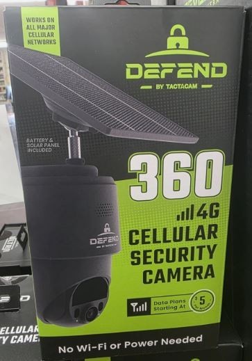 🔥 Defend by Tactacam 360 Cellular Security Camera - DFD-PTZ01 *BRAND NEW*