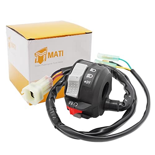 Handlebar Switch Control Start Stop Kill Headlight Button for Yamaha Breeze