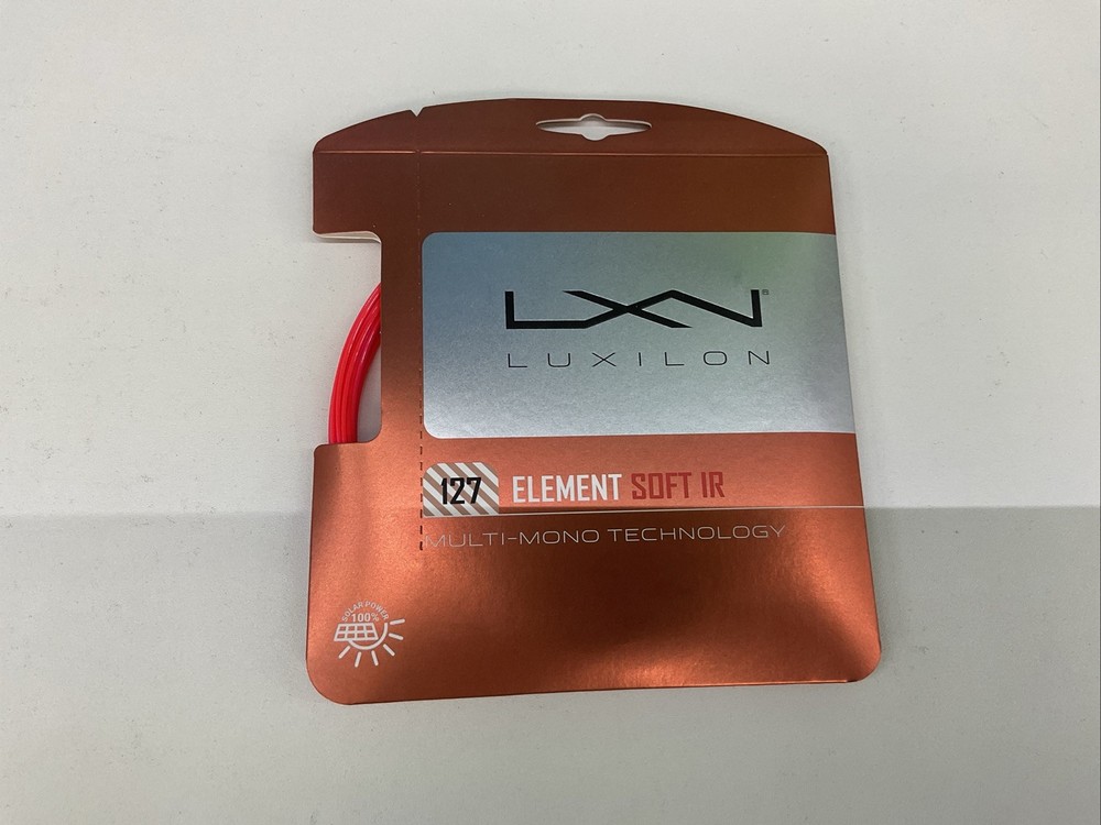 3 Pack Luxilon Element Self IR Multi-mono Technology 17g/1.27mm Coral String