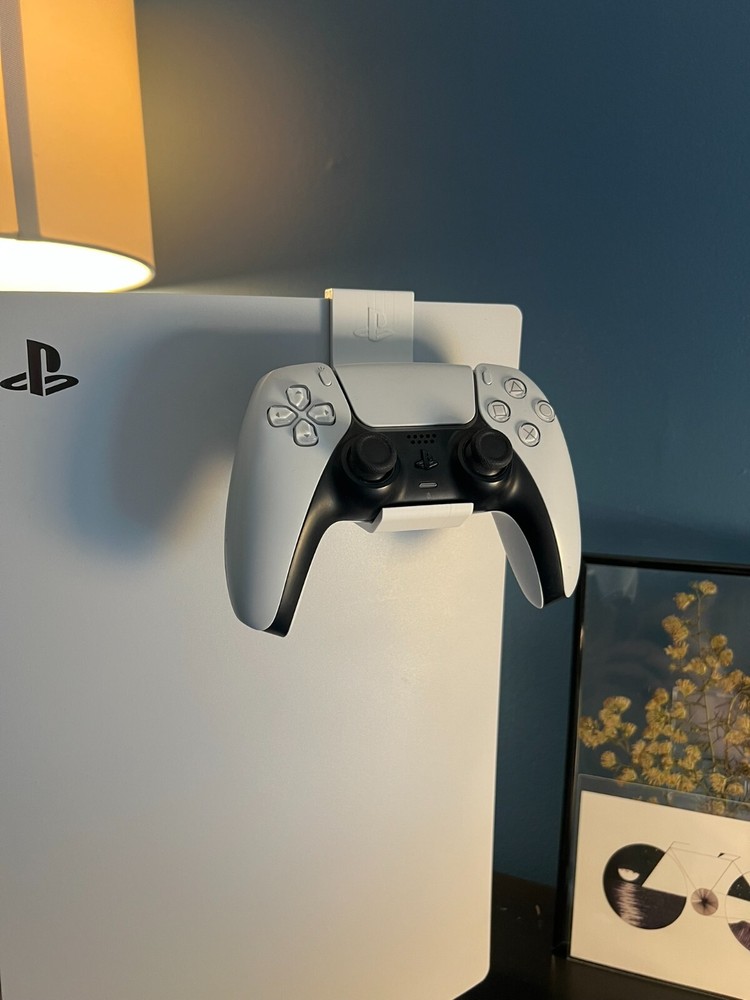 PS5 DualSense Controller Stand Hanging Mount | 3D Printed Top Mount Clip