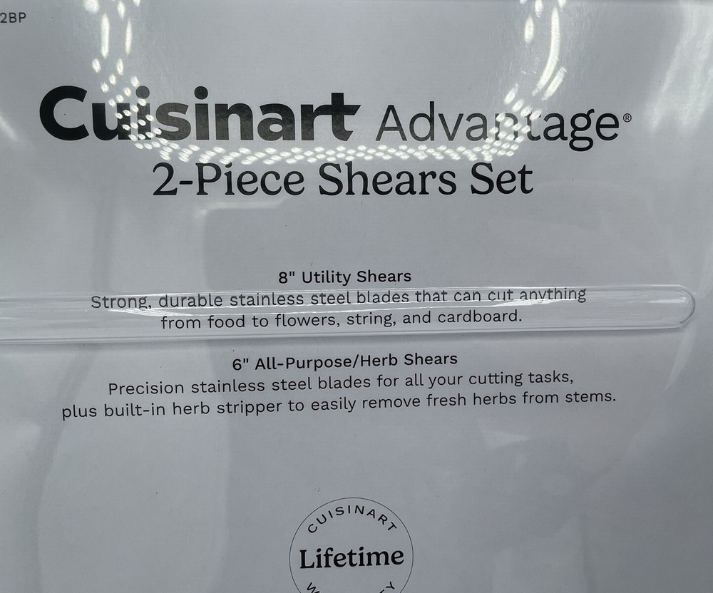 NEW Cuisinart Advantage 2-piece Shears Set Kitchen Scissors