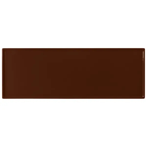 TableCraft CW2107BR Rectangular Full Size Cooling Serving Tray - Brown