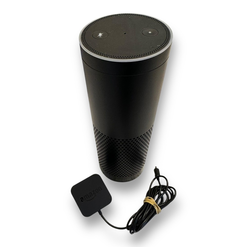 Amazon Echo Plus 1st Generation Smart Speaker Black Alexa Enabled Zigbee Hub