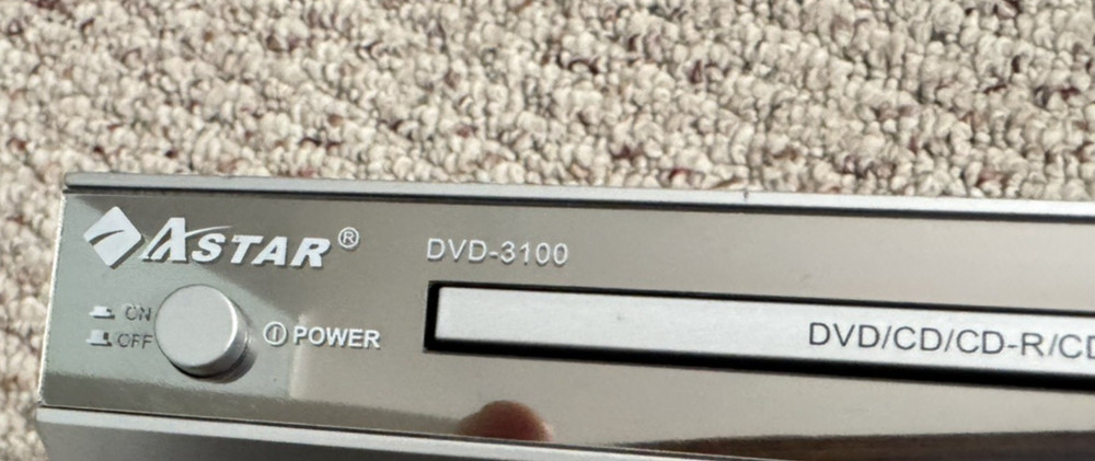 Astar DVD-3100 DVD Player (No Remote) Tested Fully Working Used