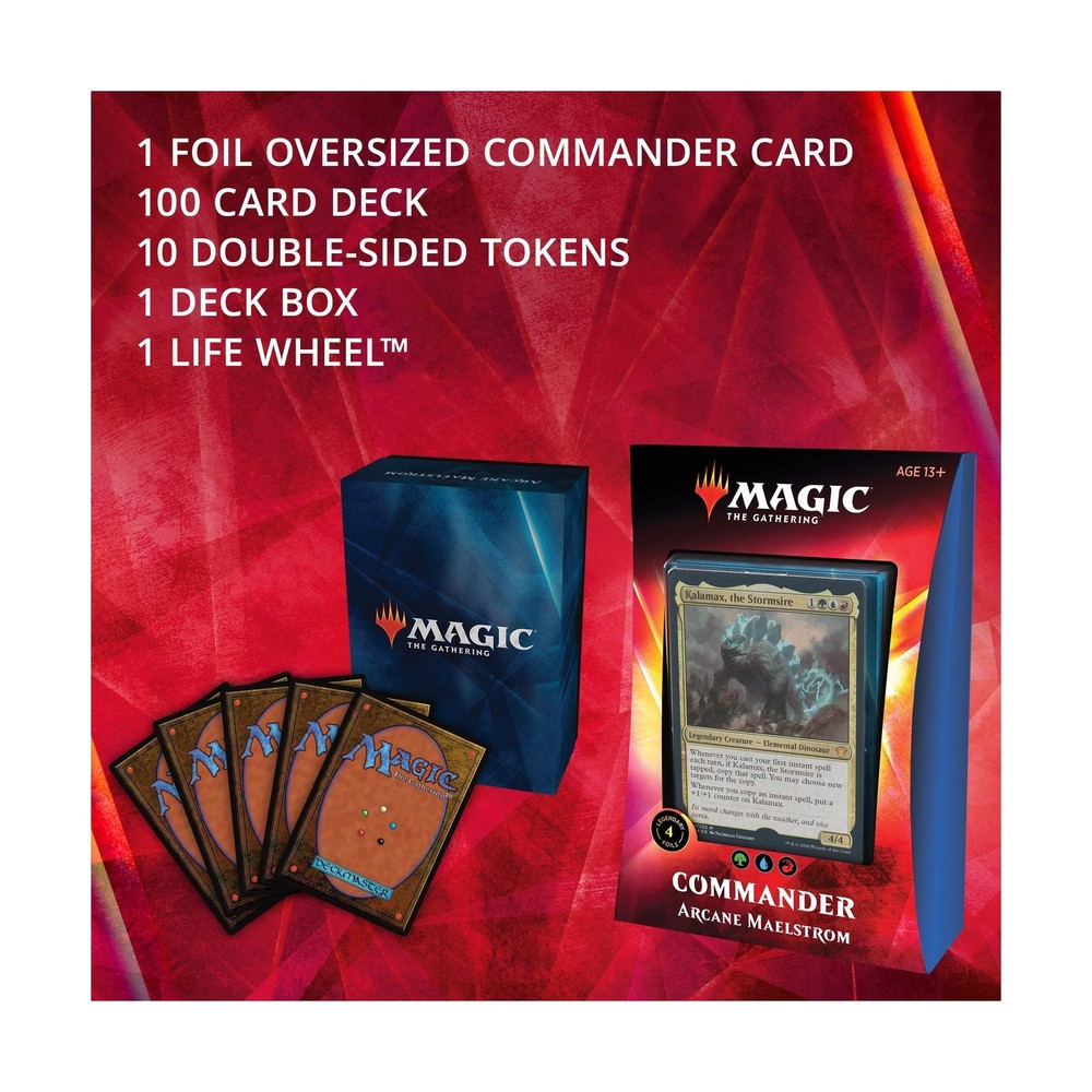 Magic: The Gathering Arcane Maelstrom Ikoria Commander Deck | 100 Card Deck |...