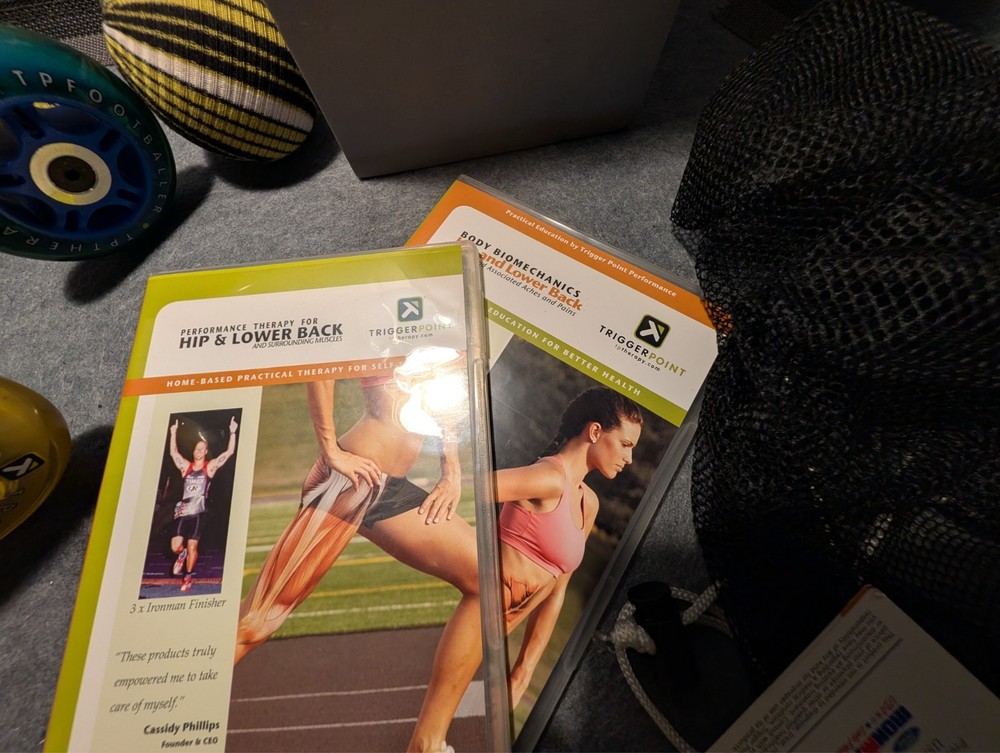 TP Triggerpoint Roller Bundle & block & dvds - 2 rollers, ball & block Excellent