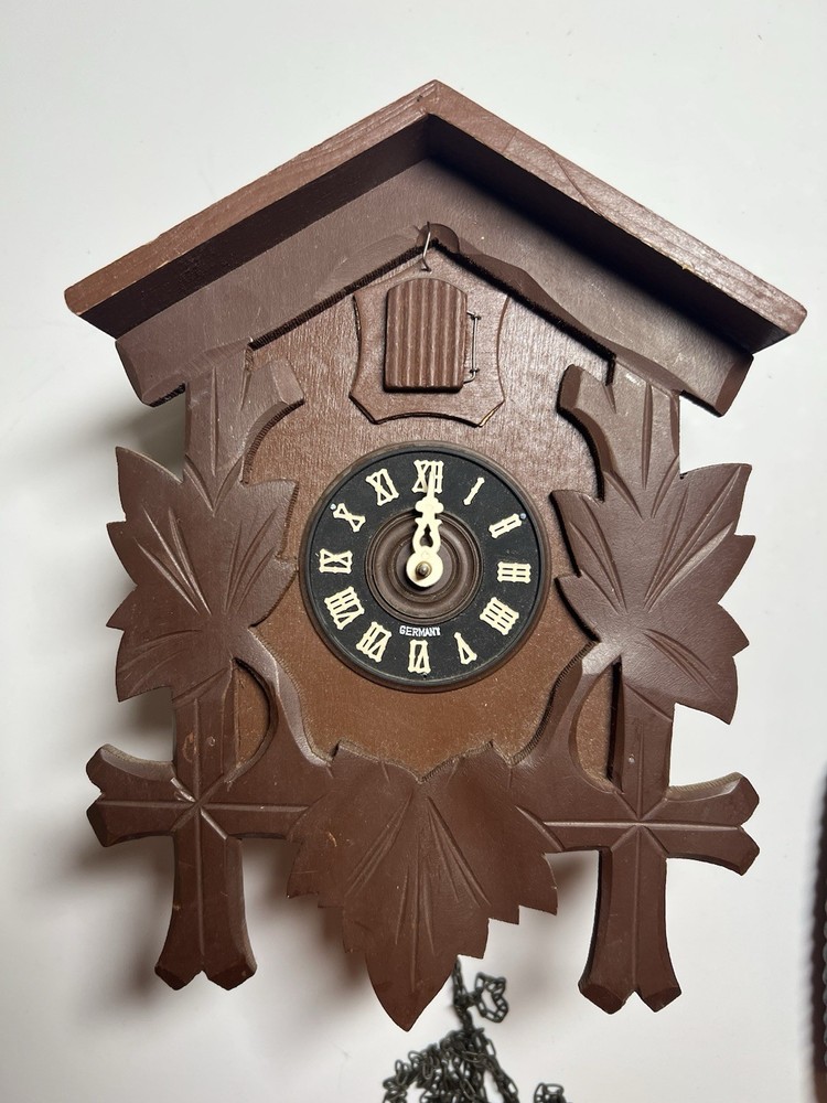 Vintage Black Forest Cuckoo Clock - Good Shape - Needs A Little Work