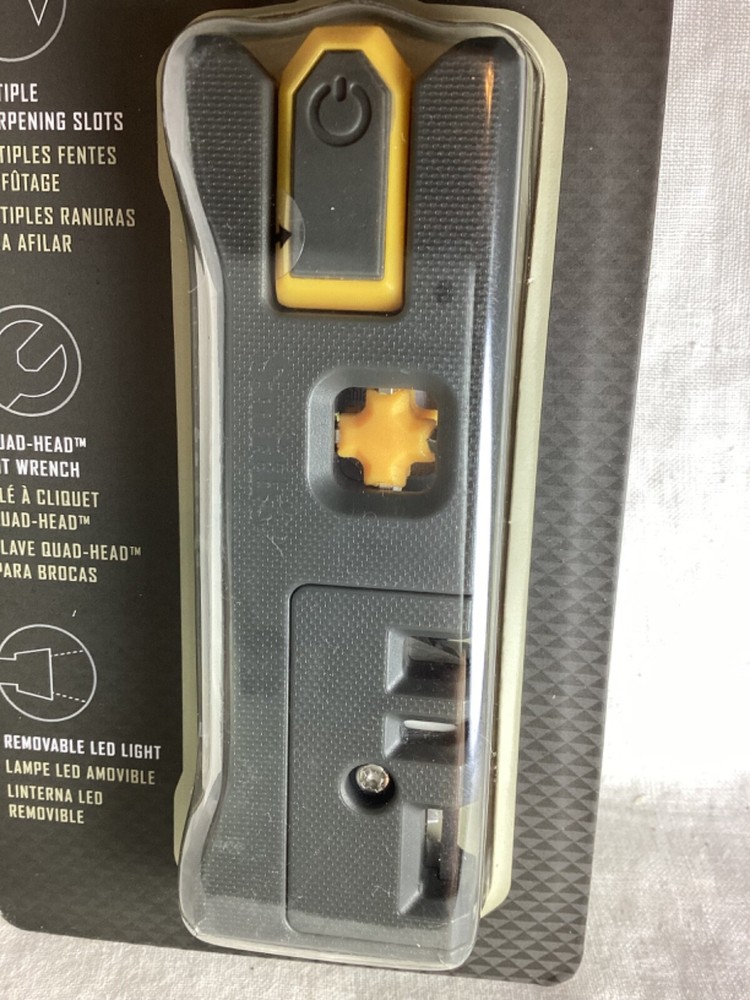 Smith's Sharpener & Knife Tool Quad-head bit Wrenches / Coarse & Fine Slot / LED
