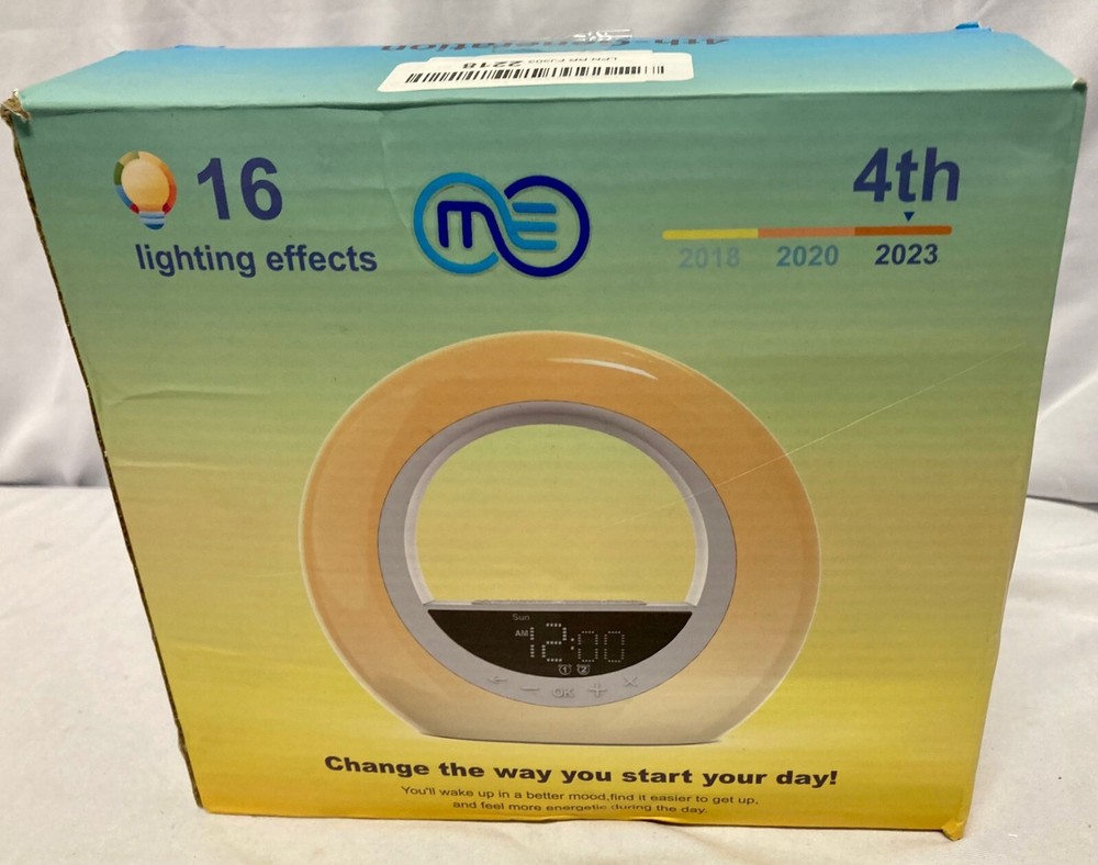 Wake Up Light Alarm Clock with Sunrise Simulation, 4th Gen Rainbow Wake Up Light