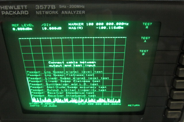 HP/Agilent 3577B Network Analyzer, 5Hz-200MHz