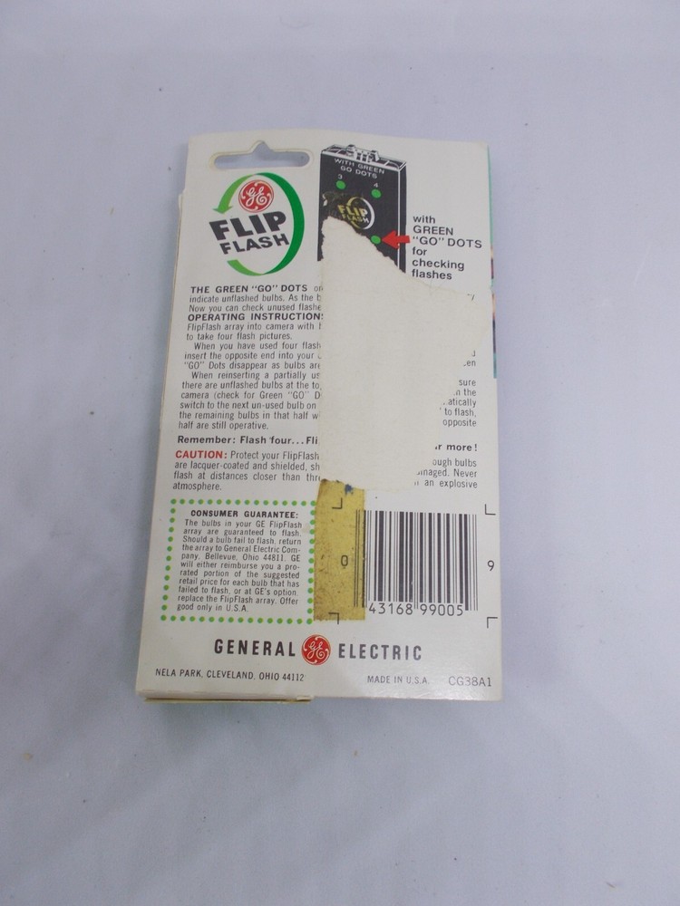 GE Flip Flash Sealed Box NOS