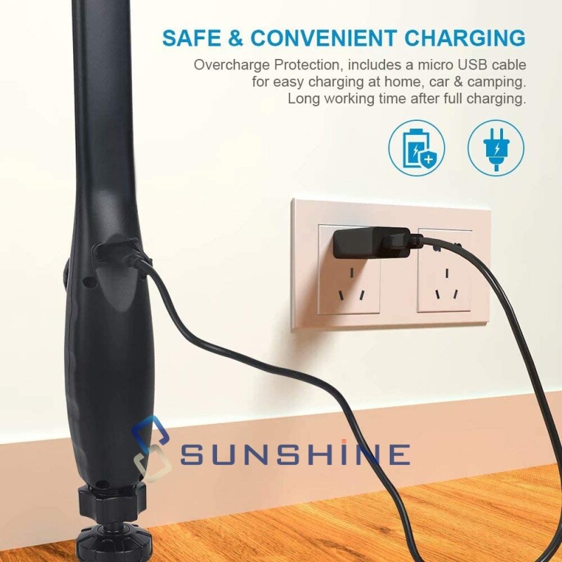 10000LM Multifunction COB LED Slim Torchlight Rechargeable Inspection Work Light