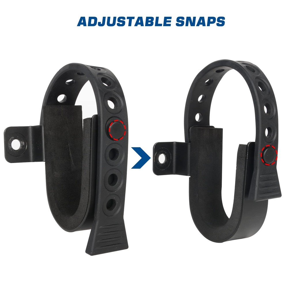 MAIKER 2pcs Gun Rack Mount for Rigid Molle Panels, Quick Release Black