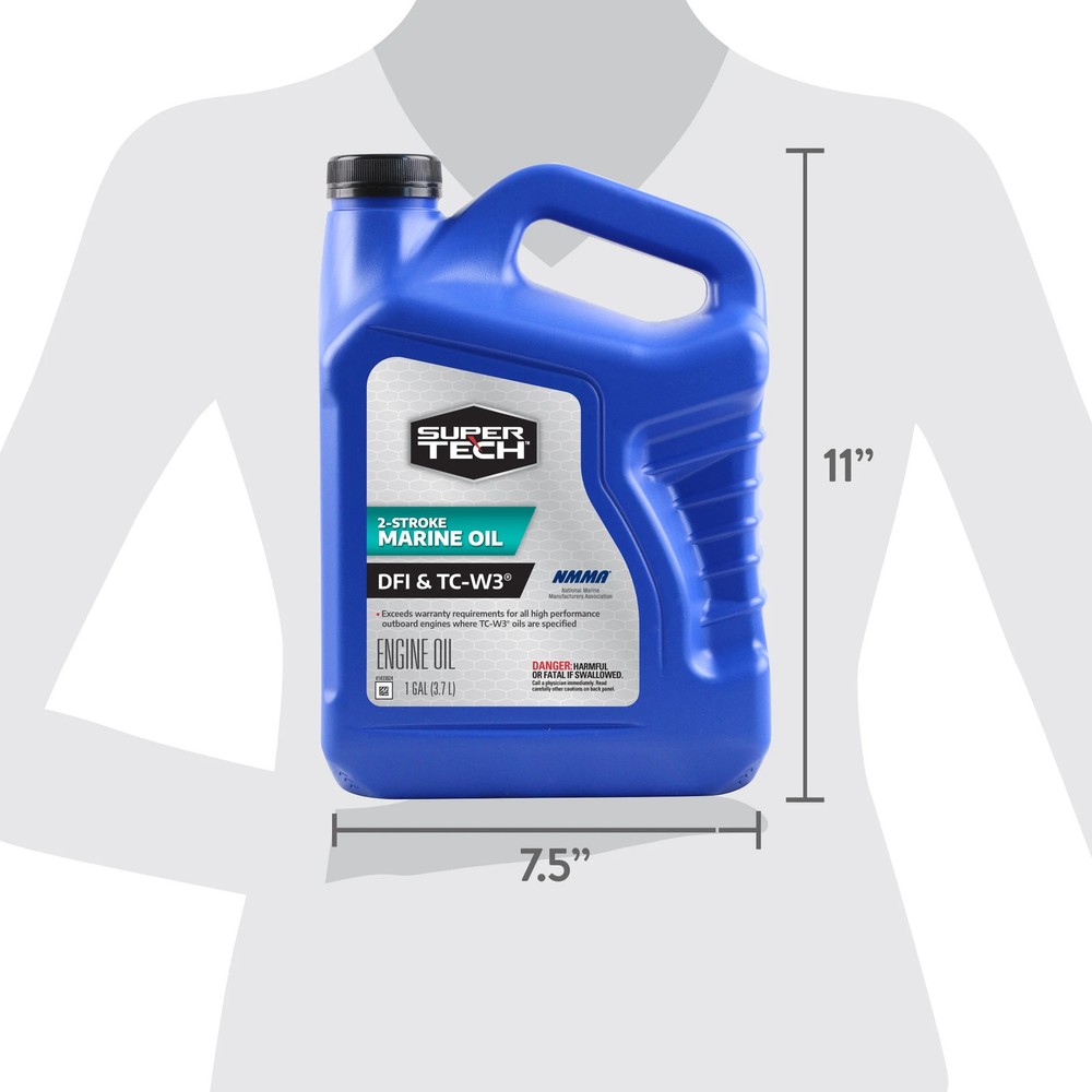2 Cycle Outboard Engine Oil, 1 Gallon