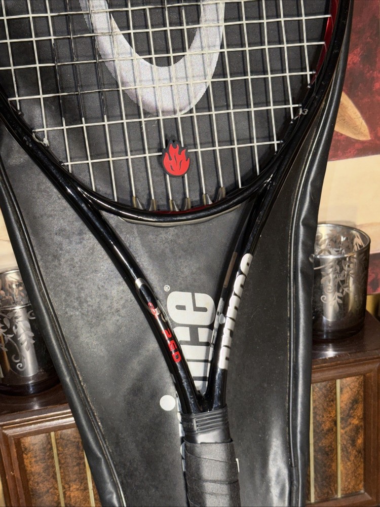 Prince O3 Red Midplus Tennis Racket W/case