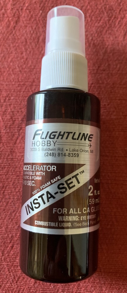Bob Smith Industries Instaset Accelerator, Uncure Debonder and empty CA Bottle