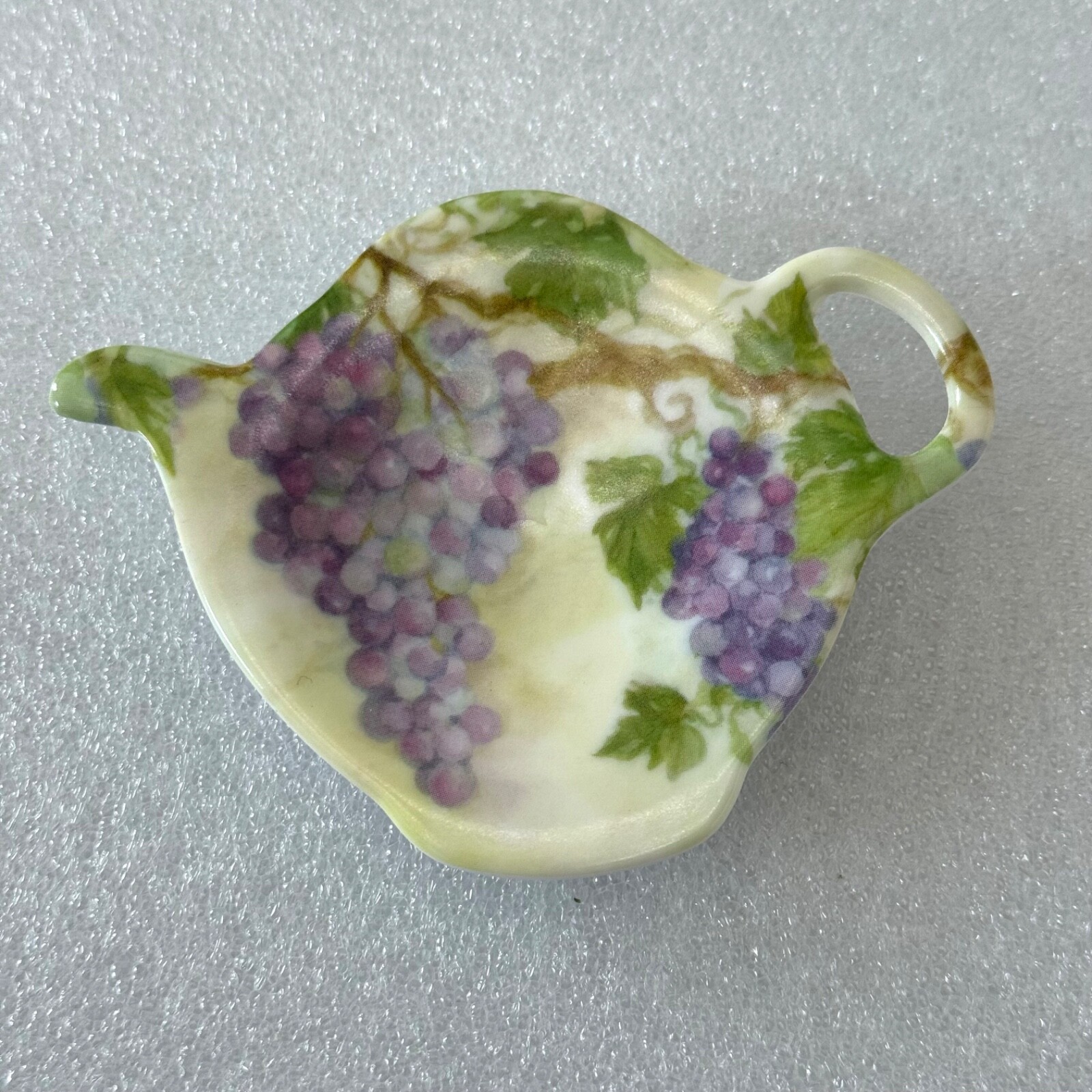 Grapes On A Vine TEA BAG Holders SET of THREE Melamine Chip Free Made in Italy