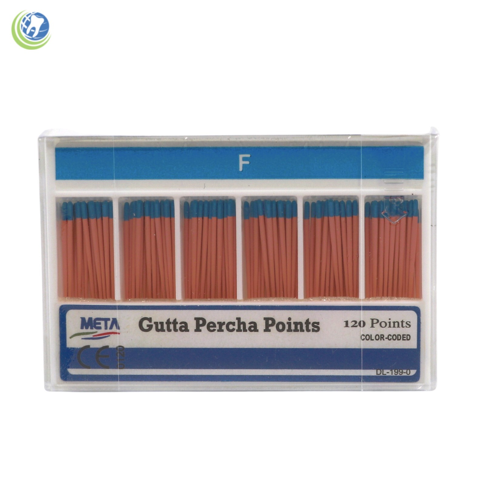 Gutta Percha Points Fine F 120/Box Vial Endodontic Obturation Dental Emporium