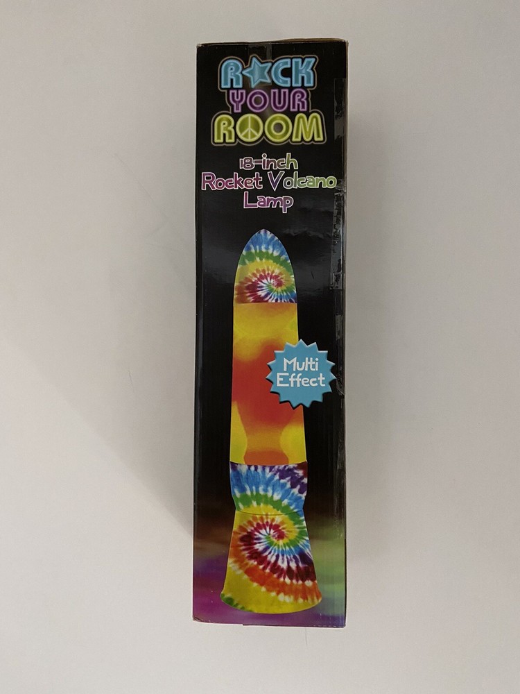 Rock Your Room 18 inch Rocket Volcano Lamp Multi Effect