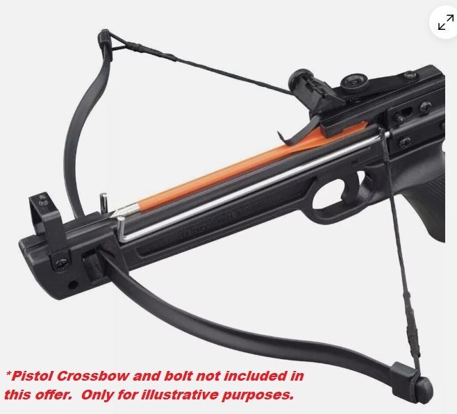 50lb Pistol Crossbow String w/End Caps (Polyester) (NOT FOR 80lb)
