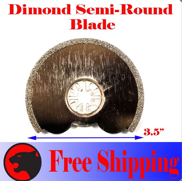 3 Diamond Cut Oscillating MultiTool Blade Disc For Fein Multimaster Dremel Bosch