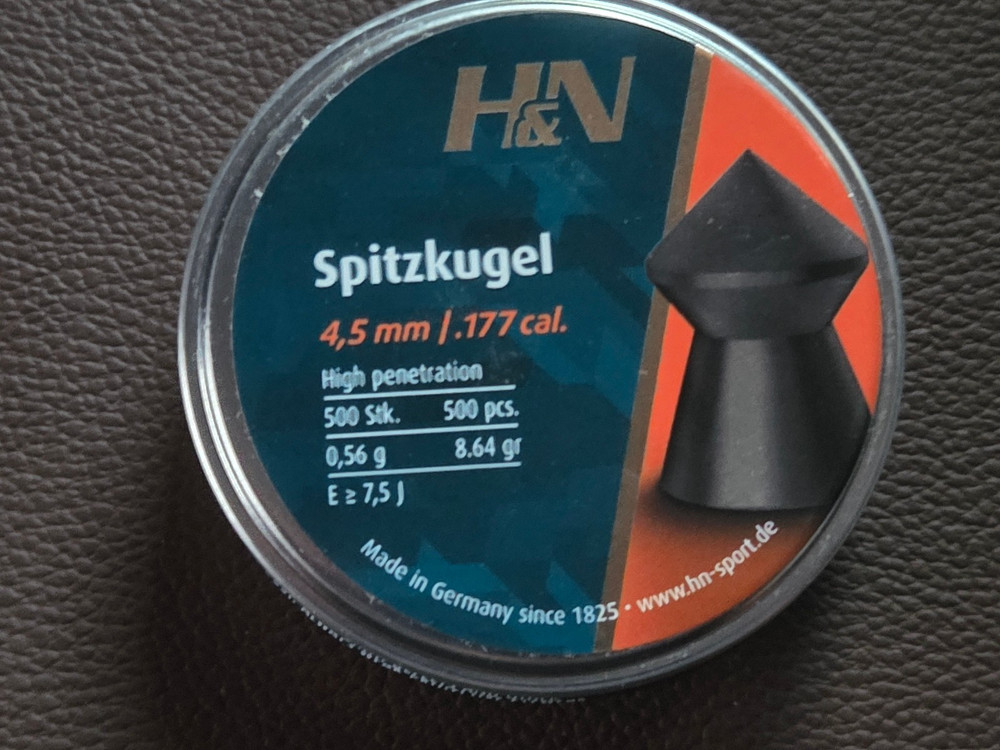 H&N Spitzkugel (.177 cal) Pellets