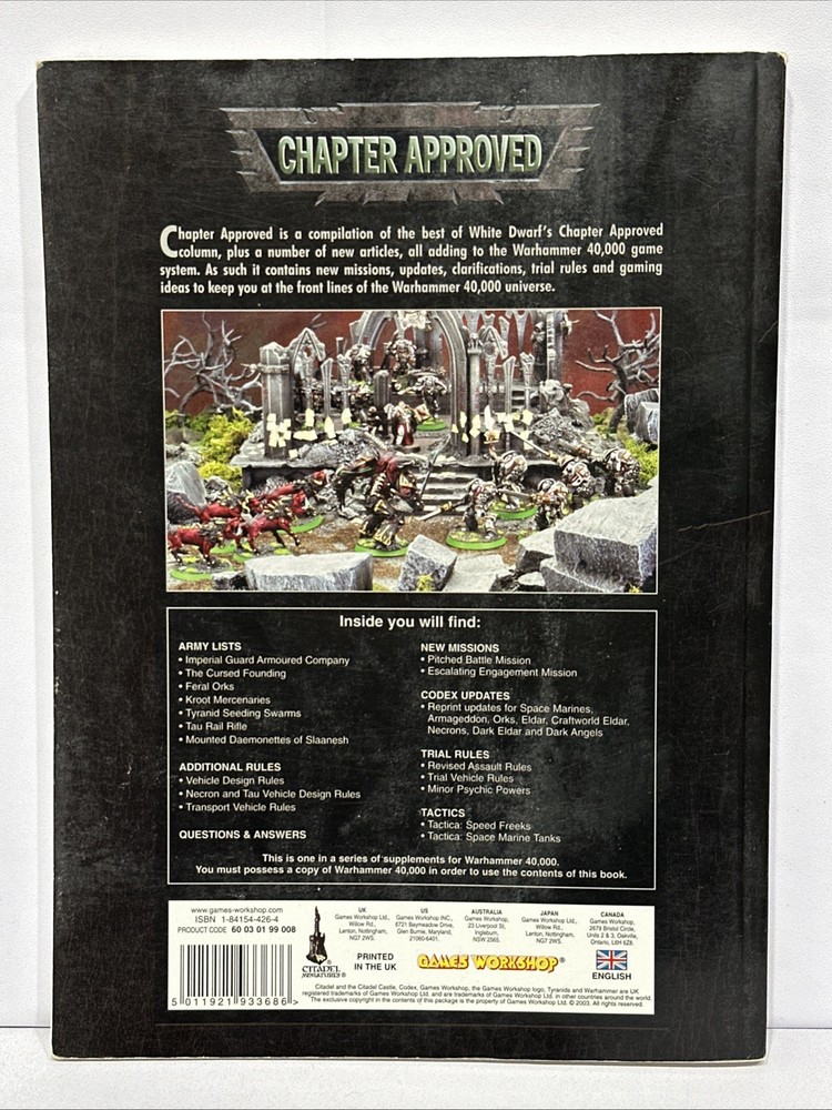 Warhammer 40K Chapter Approved Annual 2004 Book 2003