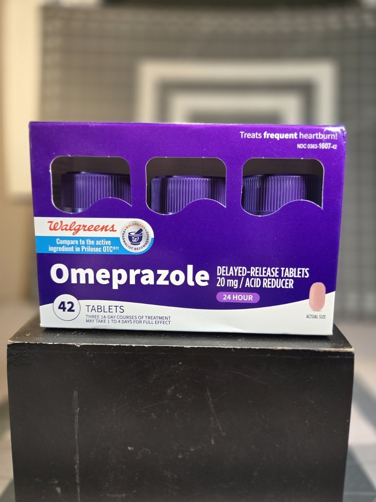 Omeprazole Delayed Release Tabs 20mg NEW 42ct - Heartburn
