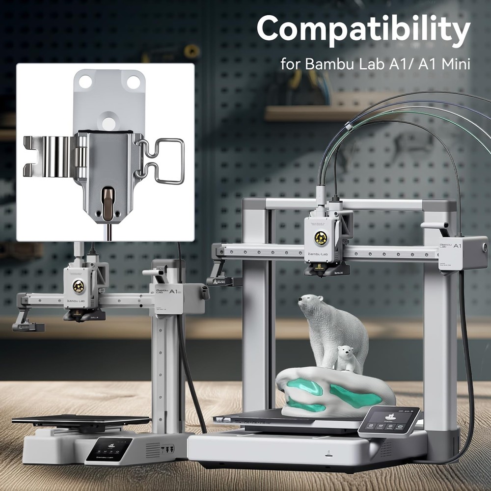 Upgraded Ceramic Zirconia Hotend Heating Assembly Kit Compatible with Bambu L...