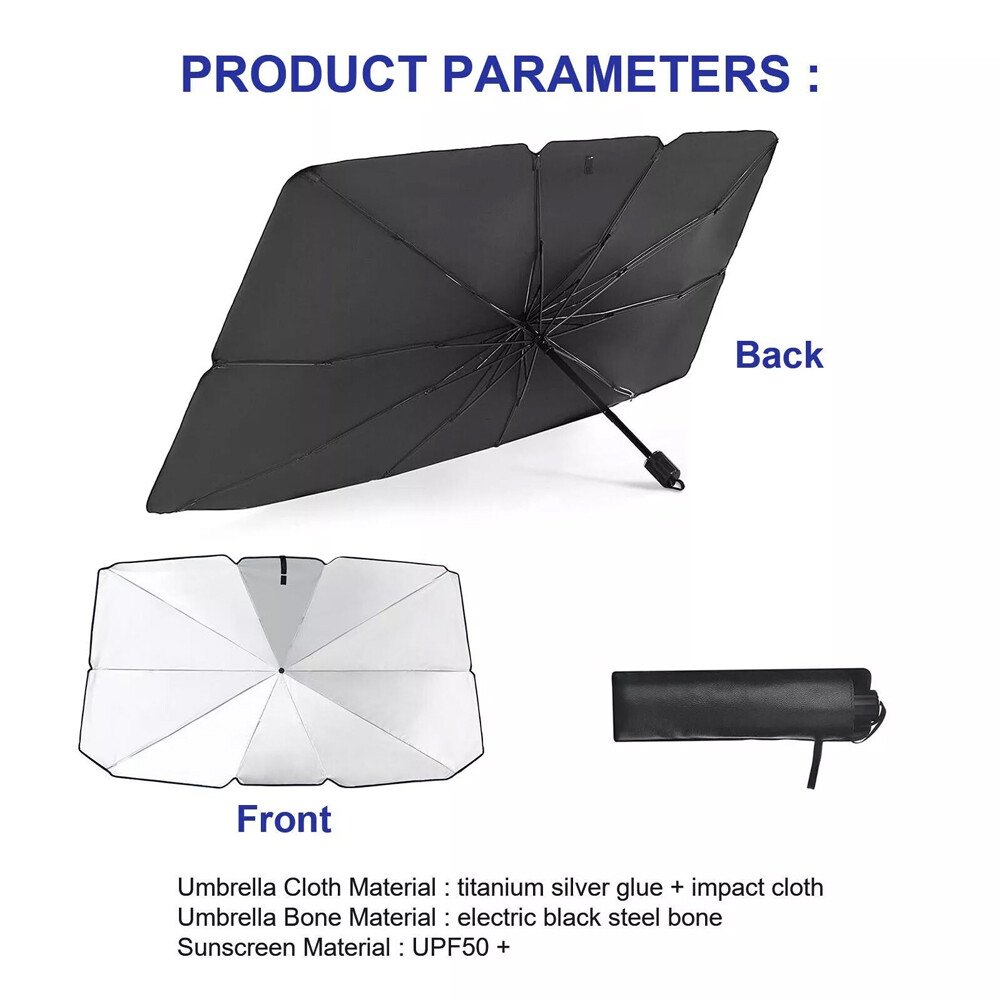 Sun Visor Car Windshield Shade Cover Front Window Shield UV Protection Foldable