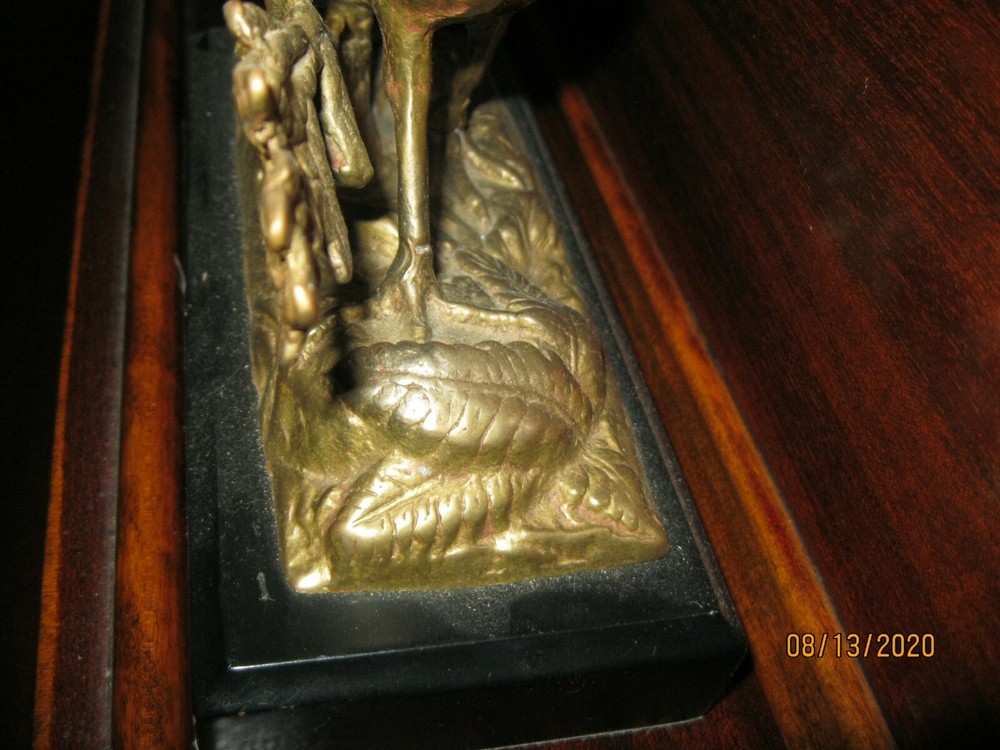 BRONZE PHEASANT STATUE