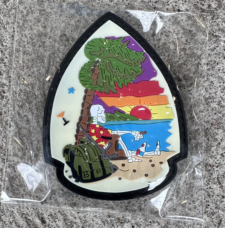 Rare Tactical morale Patch  Patchops Discontinued PVC Ben Cantwell Design
