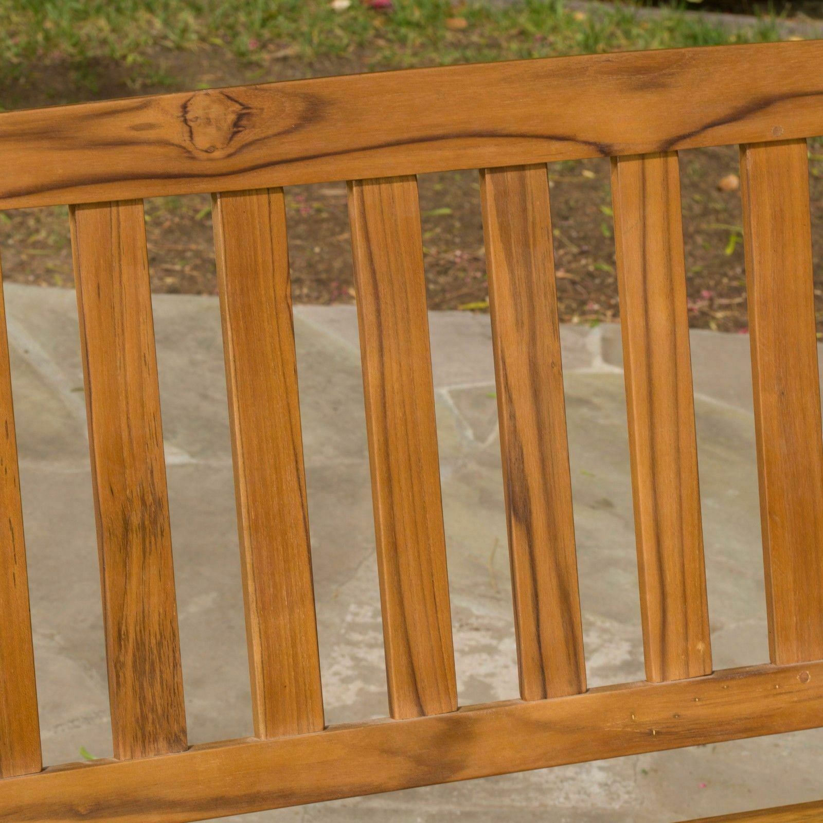 Tamika Teak Finish Acacia Bench