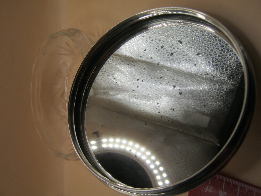 Birmingham 1921 Sterling Silver Mirrored Powder Jar - Large Example