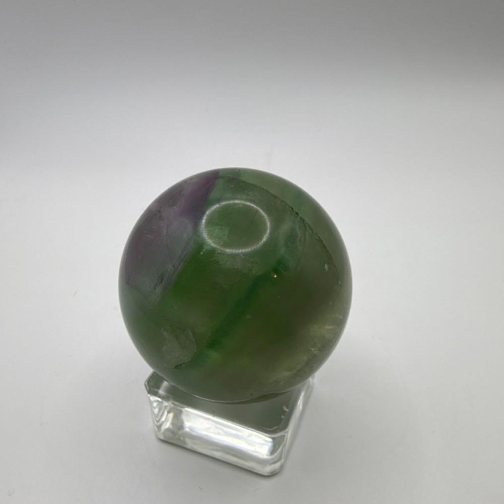177.9g Polished Fluorite Crystal Sphere