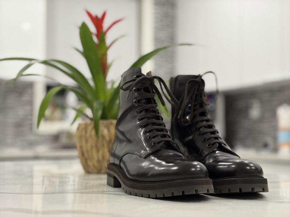 common projects Men’s combat Boot Brown Size 42