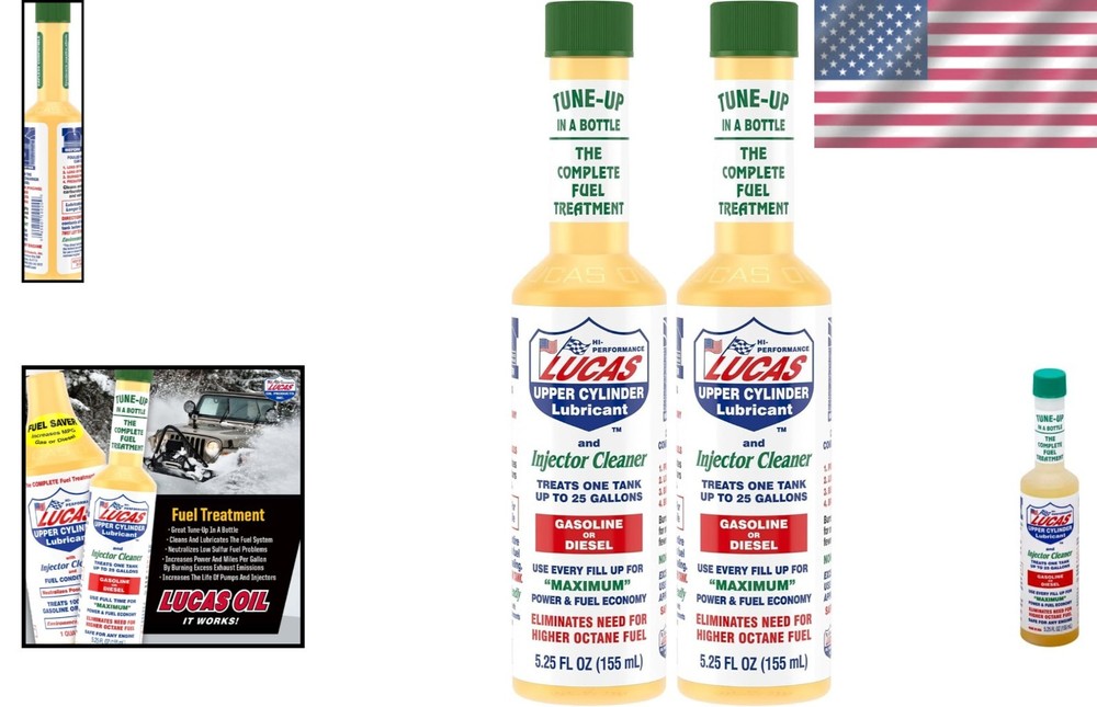 Fuel System Cleaner and Additive 5.25 Oz - Twin Pack for Optimal Engine Care