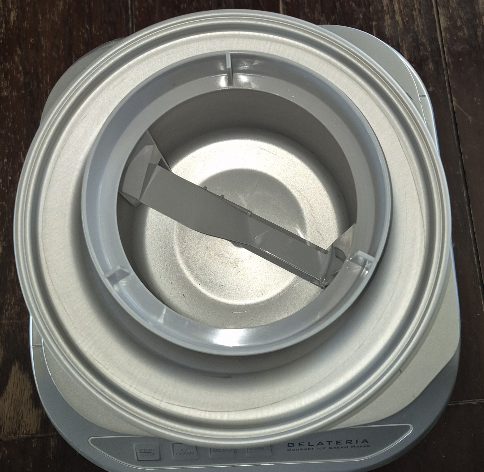 Cuisinart ICE-60w Silver White Gelateria Gourmet Electric Ice Cream Maker