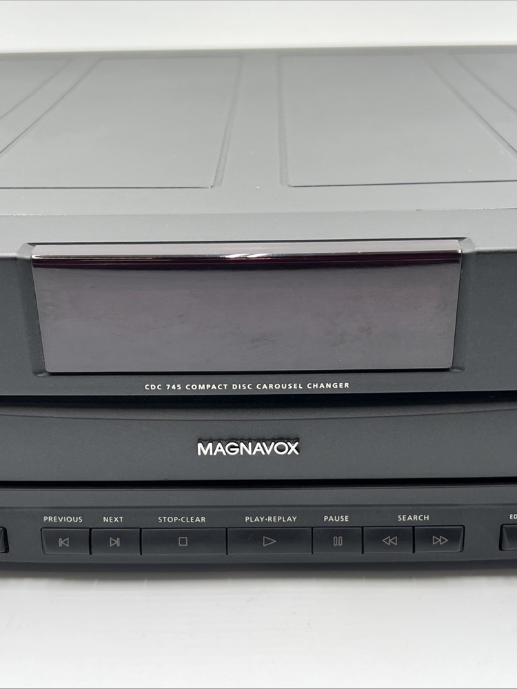 Philips Magnavox CDC-745 5 Disc CD Changer Player Vintage Tested Working