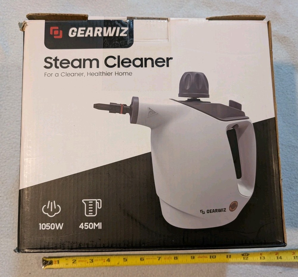 Multipurpose High-Temp Handheld Steam Cleaner w Tools Quick Heating By Gearwiz