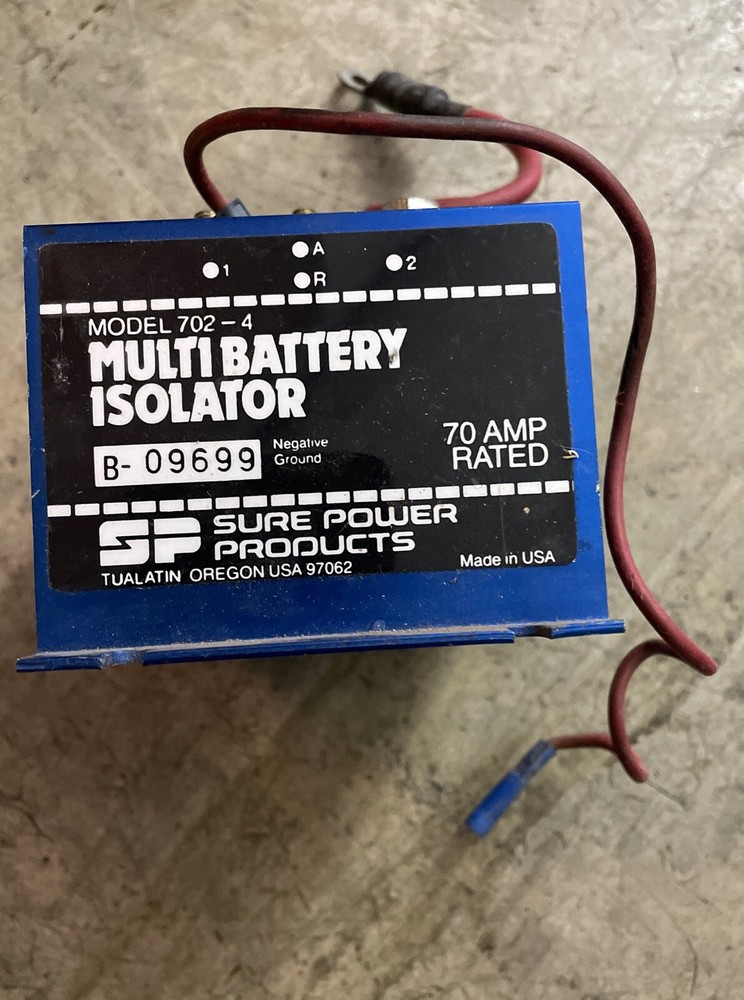 Sure Power Multi Battery Isolator Used