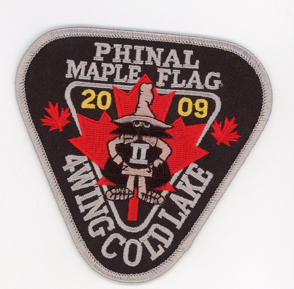 PATCH GERMANY LUFTWAFFE F-4 PHANTOM PHINAL MAPLE FLAG 2009 IRON ON PARCHE