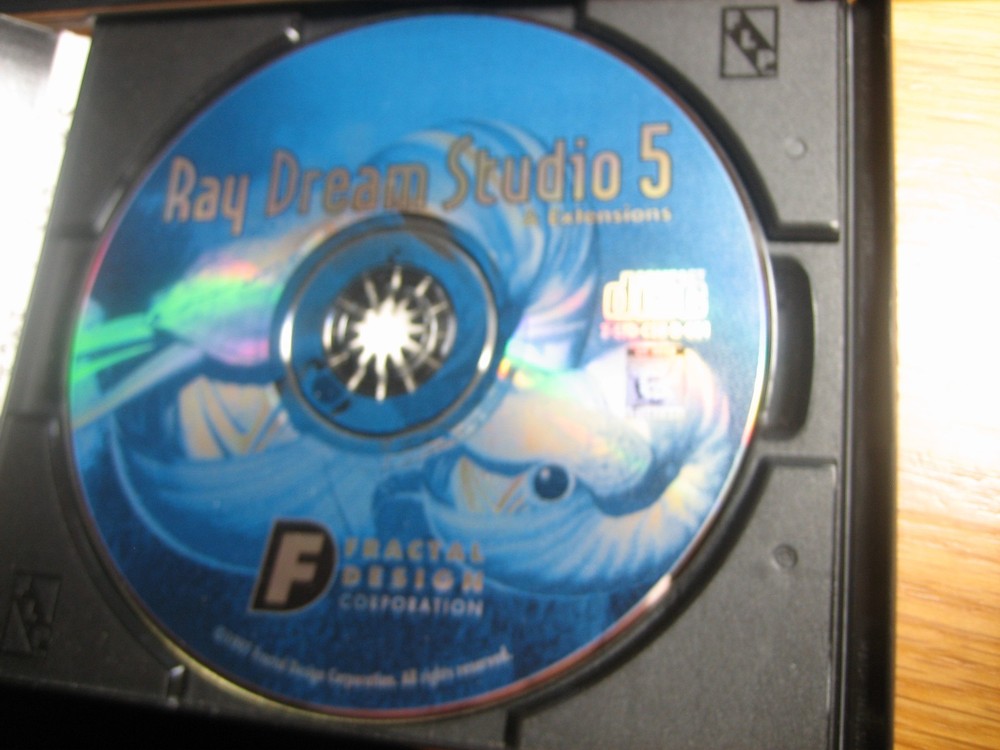 Ray Dream Studio 5 Vintage 3D Design Software for Mac and PC