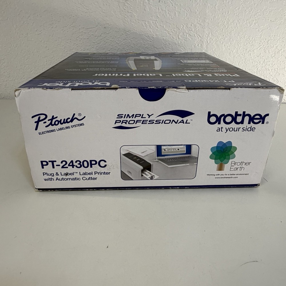Brother PT-2430PC PC-Connectable Label Maker with Auto Cutter New