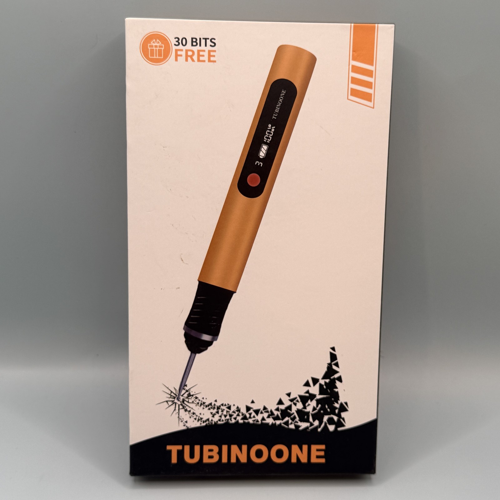 TUBINOONE Cordless Rotary Tool Kit Mini Grinder Engraver Pen with 30 Bits