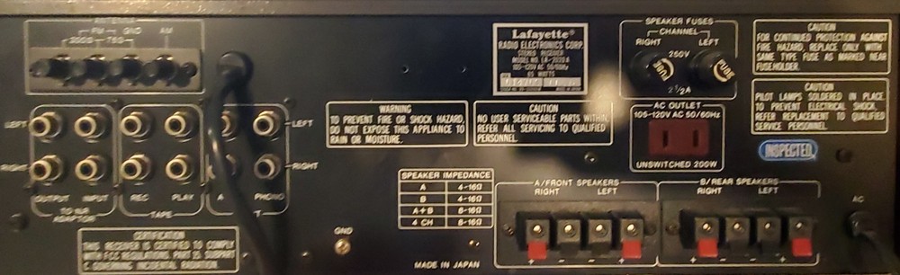 Lafayette LR-2020 Receiver