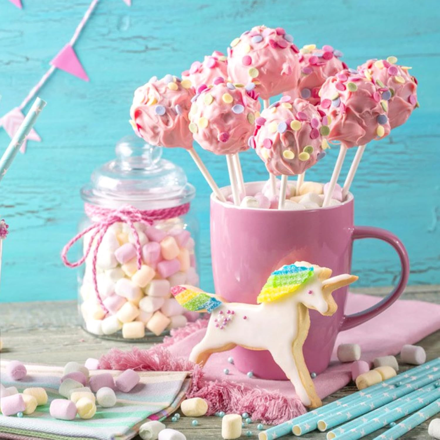 Cake Pop Mold Set of 262 - Including 20 Cavities Silicone Cake Pop Molds, Cake P